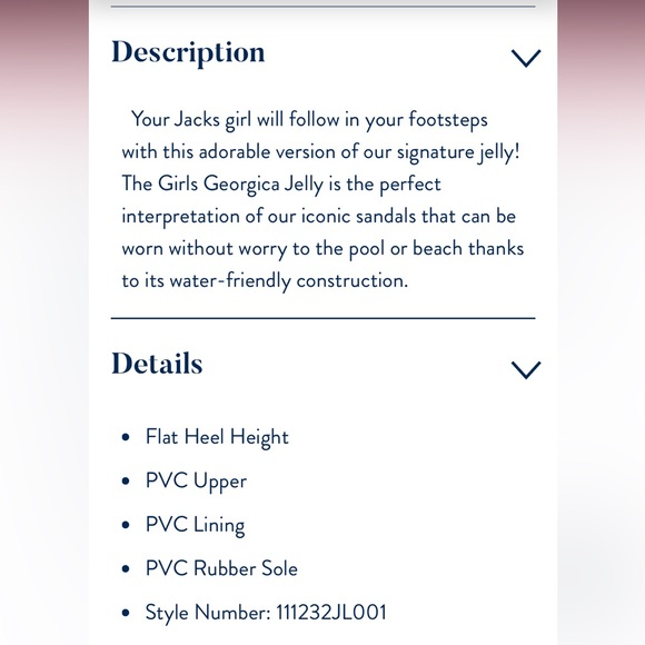 Jack Rogers pink Georgica jelly sandals-Size 4 - Picture 7 of 7